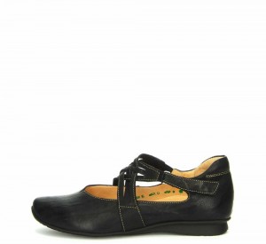 Női Think CHILLI Balerina Cipő Fekete | SQY689034