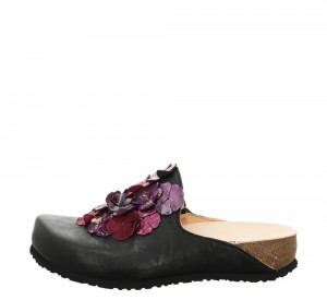 Női Think JULIA Mules Fekete | JDO094851