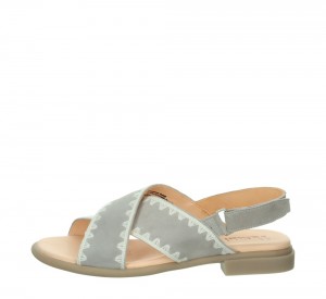 Női Think KAMAA Strap Szandál Szürke | YHW796083