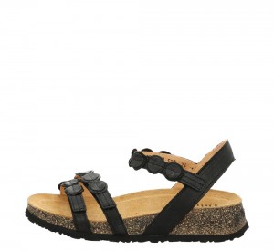 Női Think KOAK Strap Szandál Fekete | GEB170843